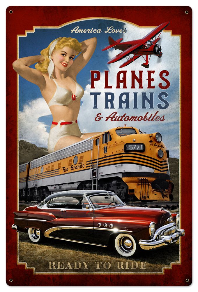 Planes Trains Automobiles Xl 24 x 36