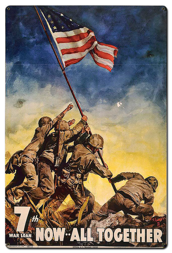 7Th War Loan Now All Together 36 x 24