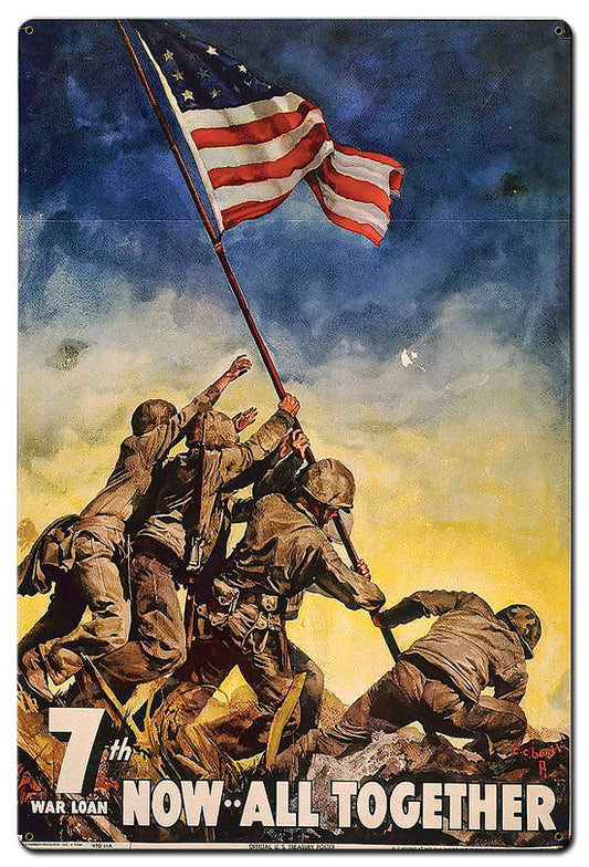 War Loan Vintage Style Metal Sign 36 x 24