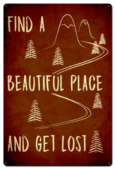 Find A Beautiful Place 24 x 36