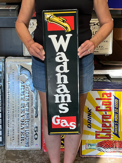Wadhams Gasoline Vintage Style Metal Sign