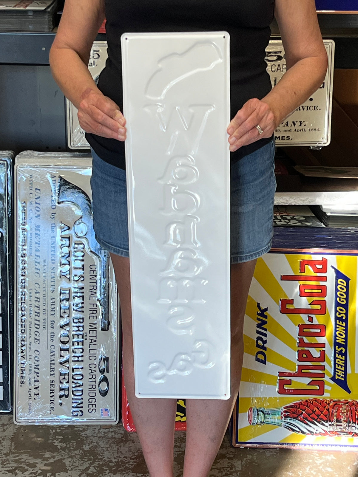 Wadhams Gasoline Vintage Style Metal Sign