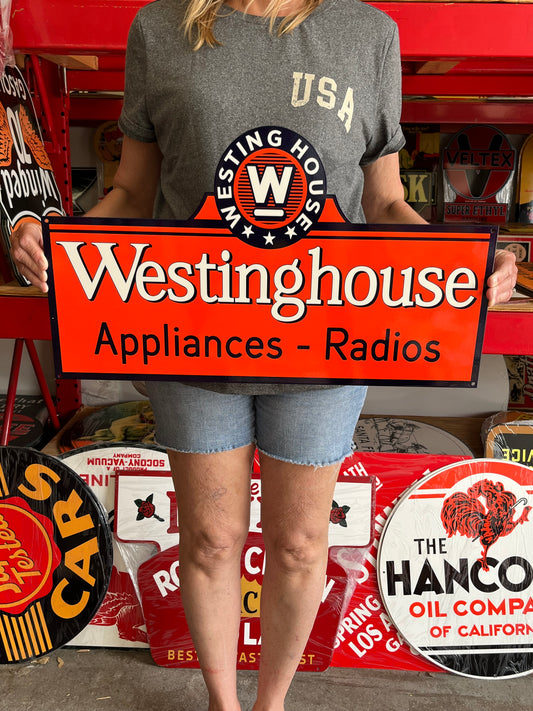 Westinghouse Appliances Vintage Style Metal Sign