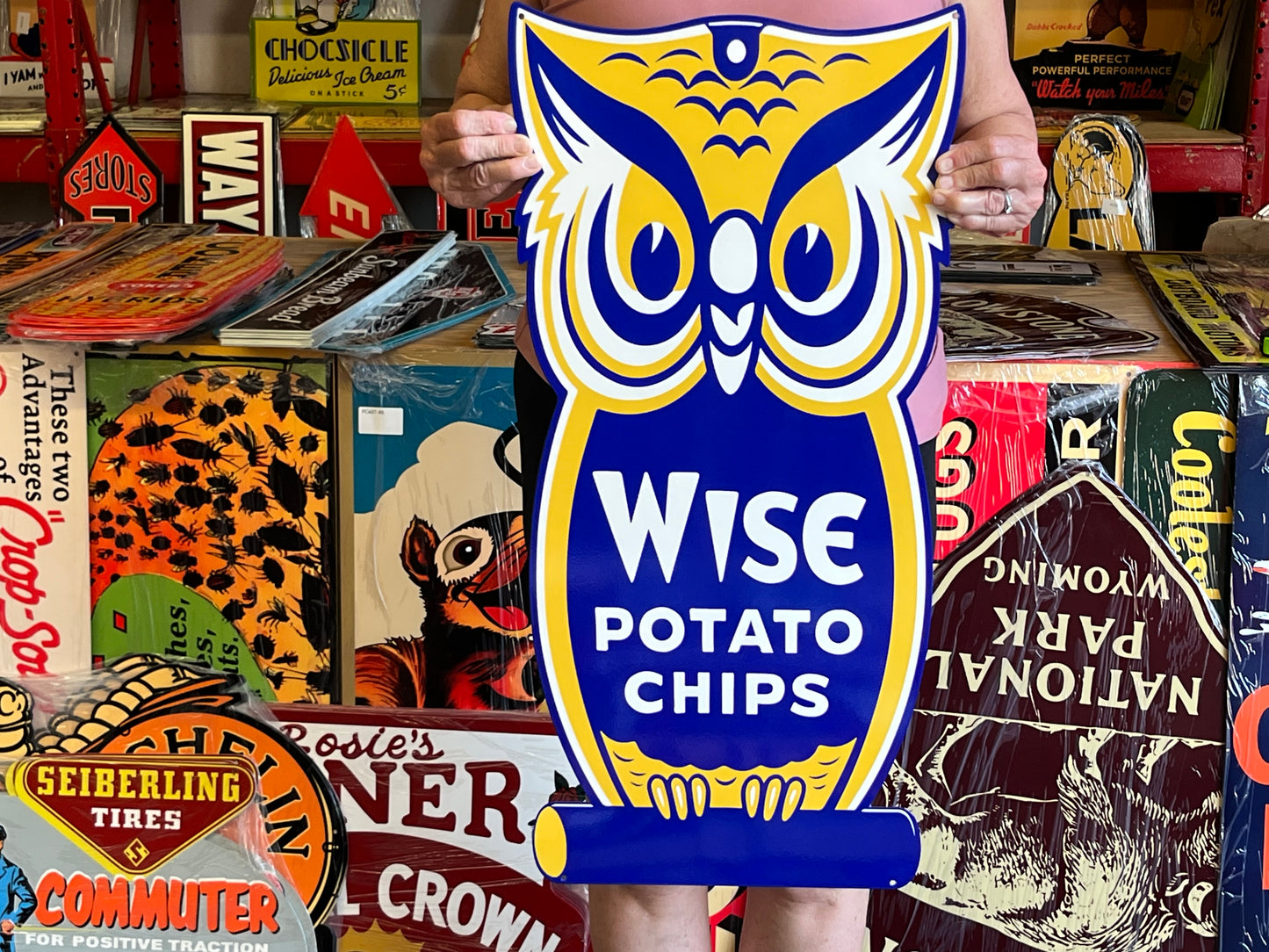 Wise Potato Chips Vintage Style Metal Sign