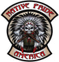 Native Pride Indian Skull 26 x 24