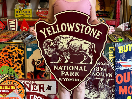 Yellowstone Nationa Park Vintage Style Metal Sign