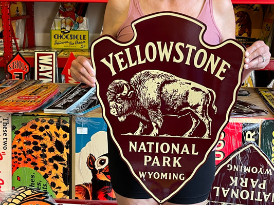 Yellowstone National Park Vintage Style Metal Sign